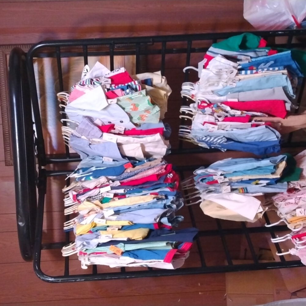 Baby clothes and ladies hats